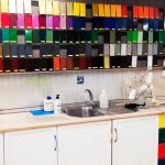 Muestras de color de lacados